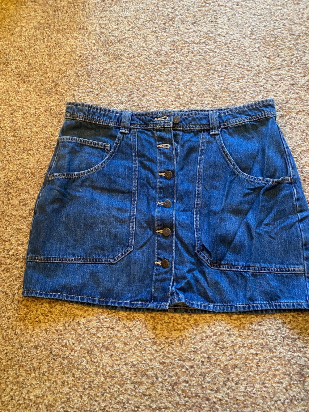 Old Navy jean denim mini skirt 14 women